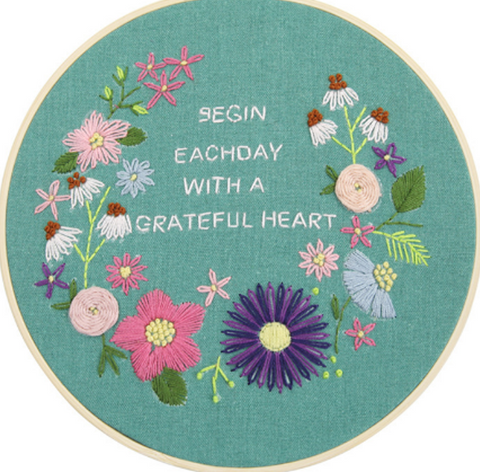 BEGIN EACH DAY WITH A GRATEFUL HEART