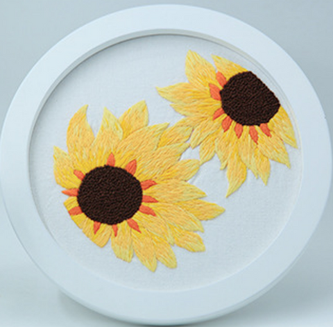 TWO SUNFLOWERS