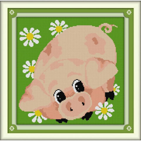A cute pig