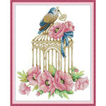 Birdcage and Flowers