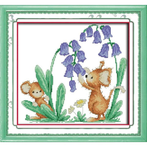 Bluebells and mice