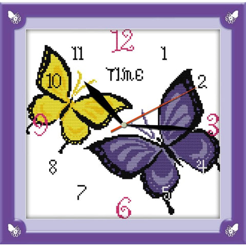 Butterfly clock