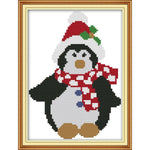 Christmas penguins