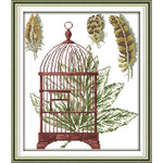 Feather and cage