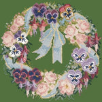 Garland of Pansies - NEEDLEWORK KITS