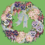 Garland of Pansies - NEEDLEWORK KITS