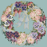 Garland of Pansies - NEEDLEWORK KITS