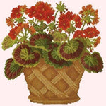 Geranium Pot - NEEDLEWORK KITS