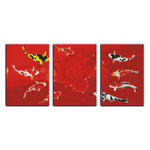 Opportunity knocks(3)(nine fishes picture) (triptych)