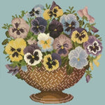 Pansy Bowl - NEEDLEWORK KITS