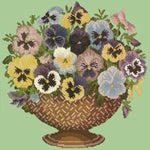 Pansy Bowl - NEEDLEWORK KITS