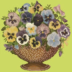 Pansy Bowl - NEEDLEWORK KITS