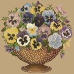 Pansy Bowl - NEEDLEWORK KITS