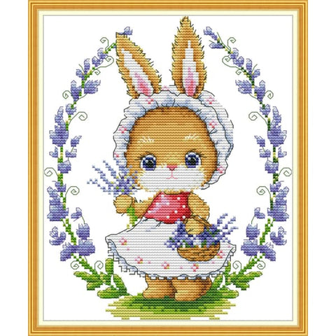 Rabbit and Flower