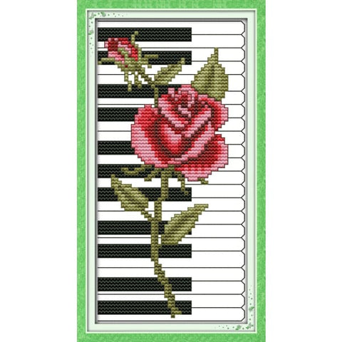 Rose piano (red)