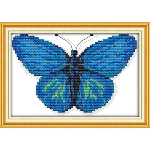 The blue butterfly