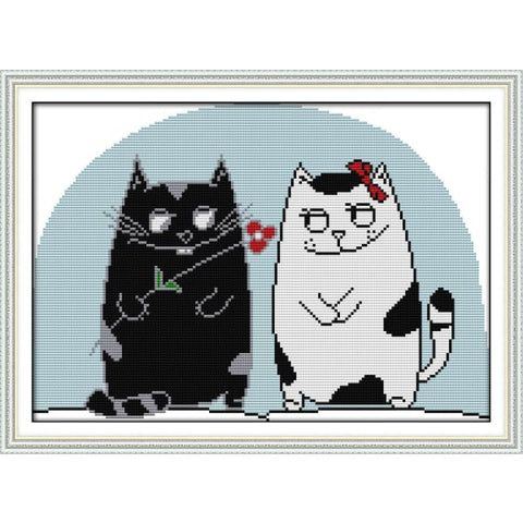 The cats in love