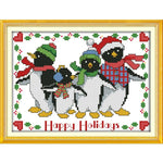 The Christmas penguins