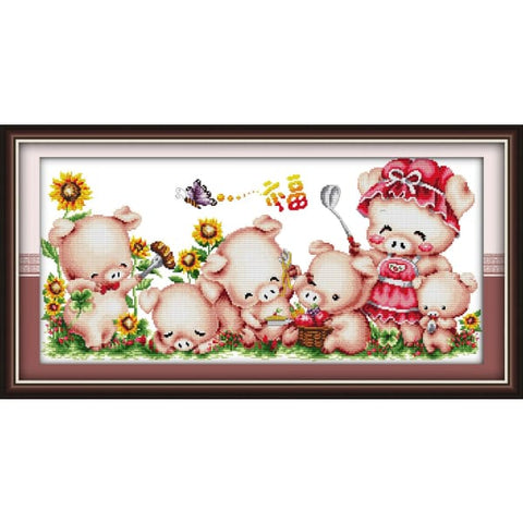 The family of pigs(1)