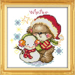 The four seasons little bear-winter