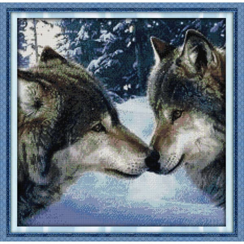 The kiss of wolves