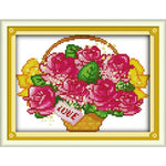 The rose flower basket