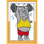 The weightlifting elephant