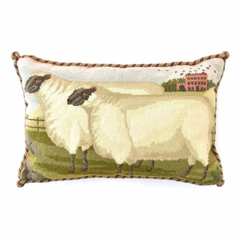 Two Fat Suffolk Lambs - NEEDLEWORK KITS